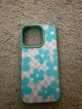 Blue Floral iPhone 16 Pro Case - Five Below